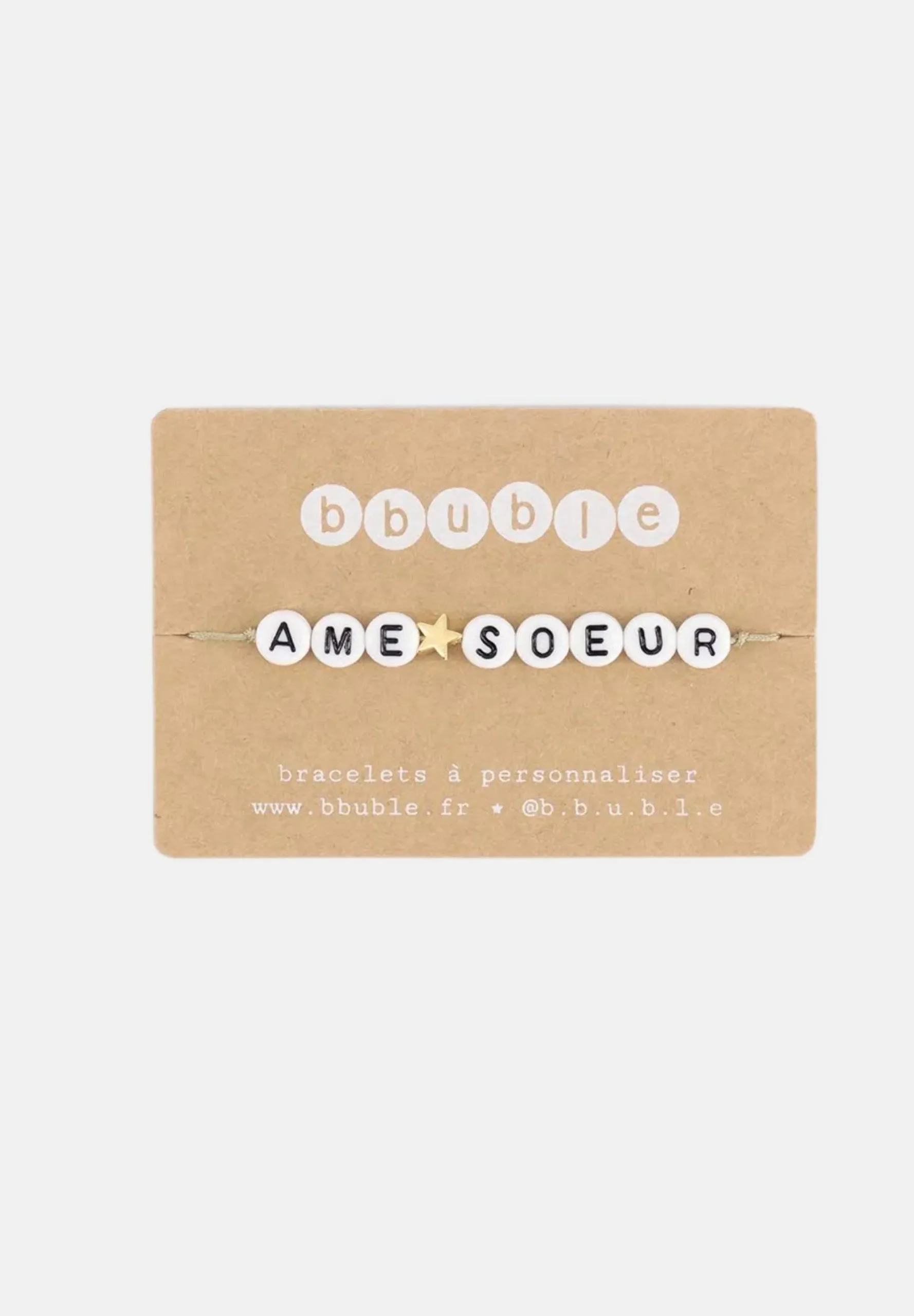 Bons Baisers Bijoux<Bracelet AME SOEUR - BBuble